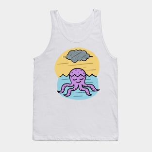 Octopus get sunbath Tank Top